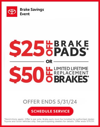 $25 Off Brake Pads or $50 Off Limited Lifetime Replacement Brakes