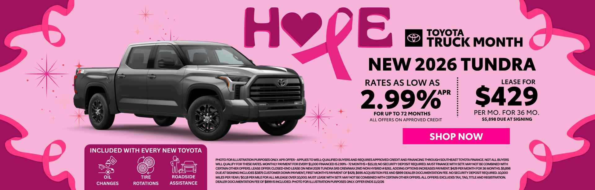 2026 Tundra Offer