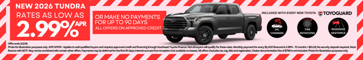 2025 Tundra Offer