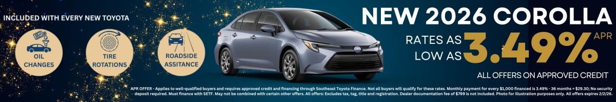2025 Corolla Offer