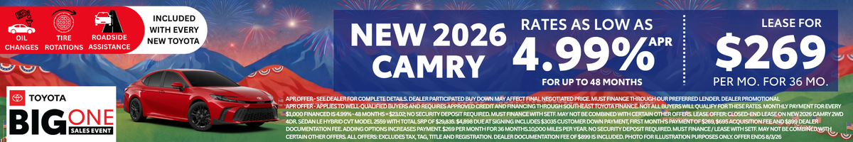 2026 Camry Offer