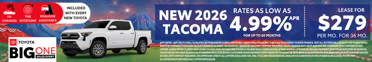 2026 Tacoma Offer