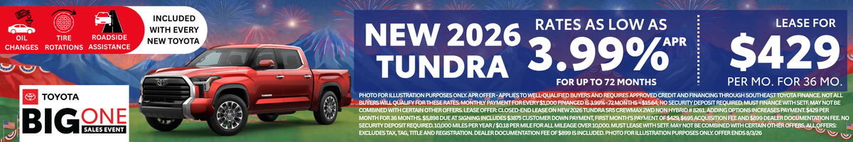 2026 Tundra Offer