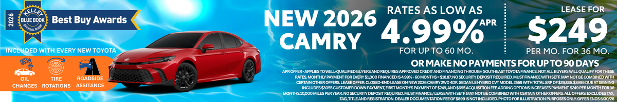 2026 Camry Offer