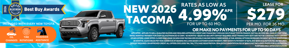 2026 Tacoma Offer