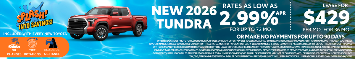 2026 Tundra Offer
