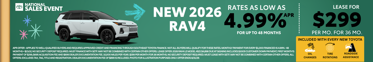 2026 Rav4 Offer