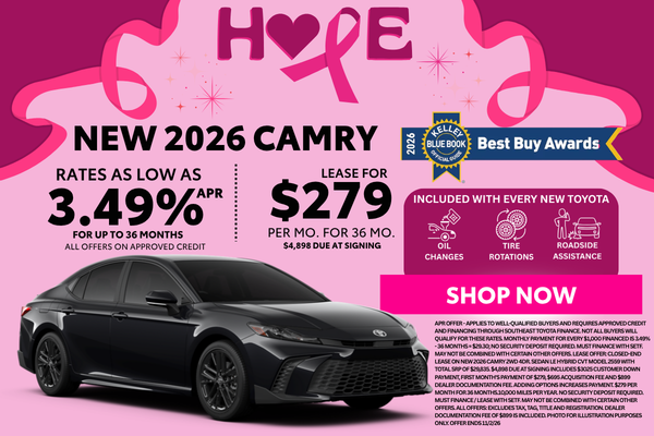 2026 Camry Offer