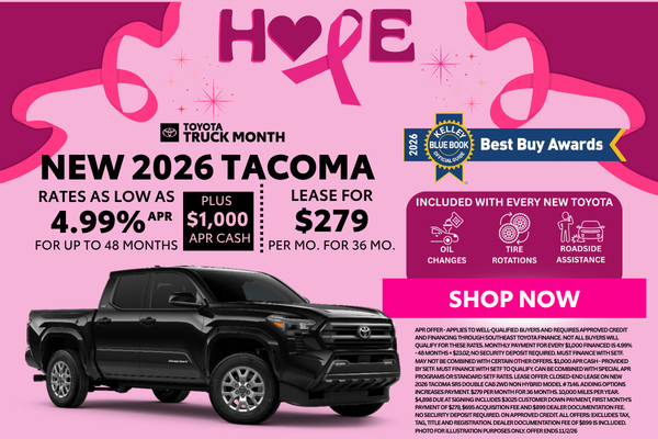 2026 Tacoma Offer