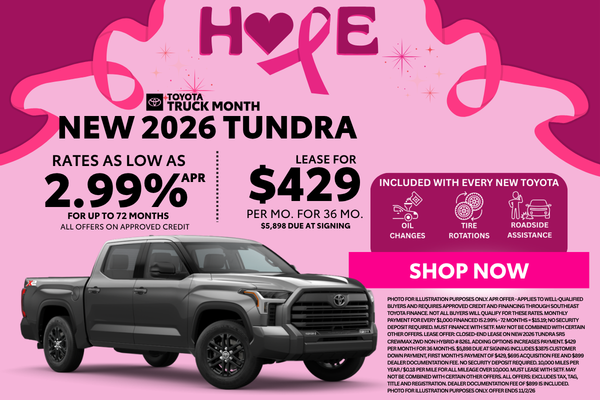 2026 Tundra Offer