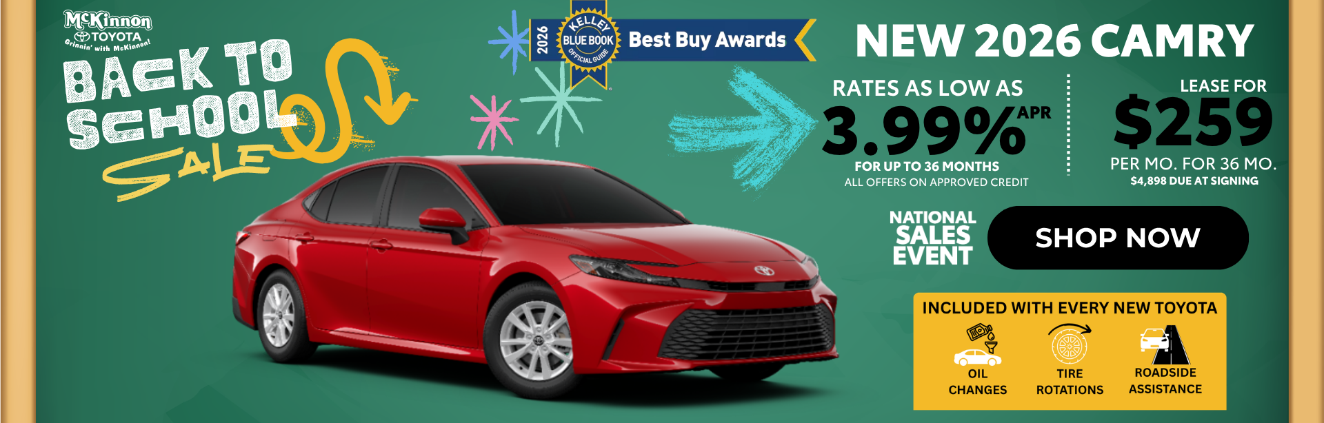 2026 Camry Offer