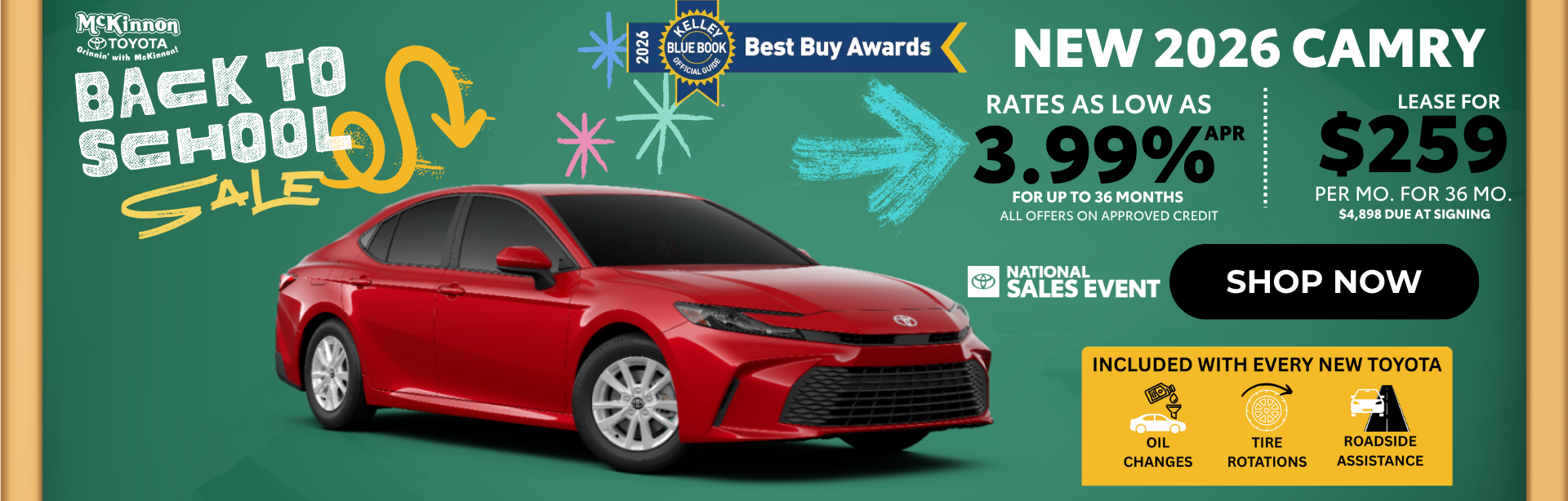 2026 Camry Offer