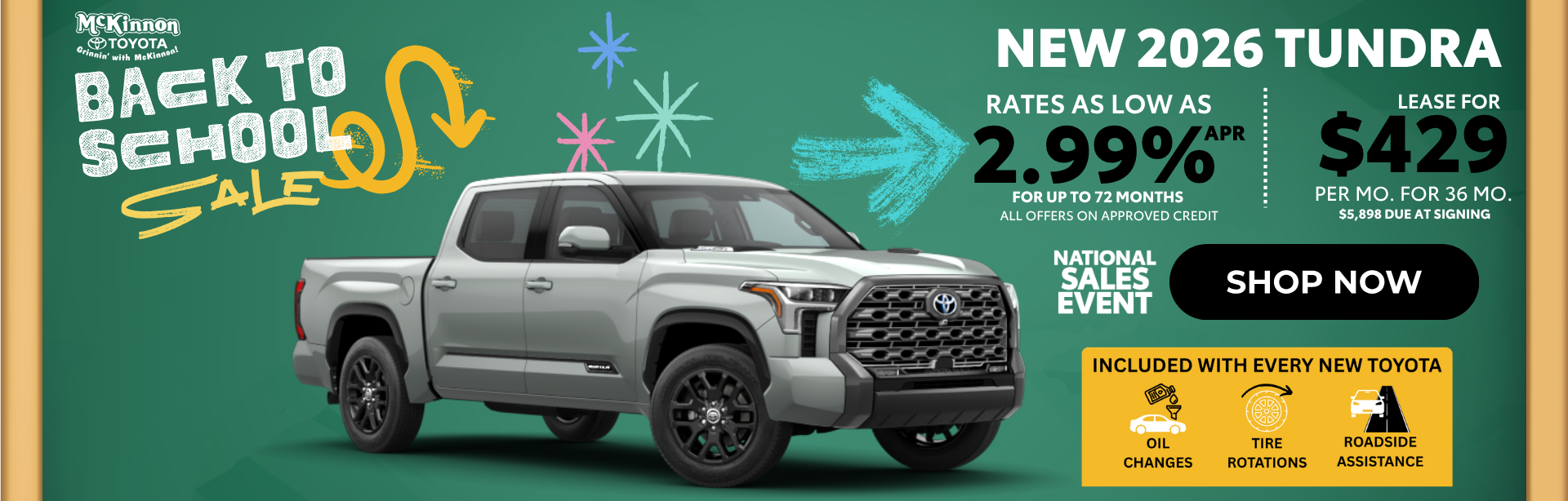2026 Tundra Offer