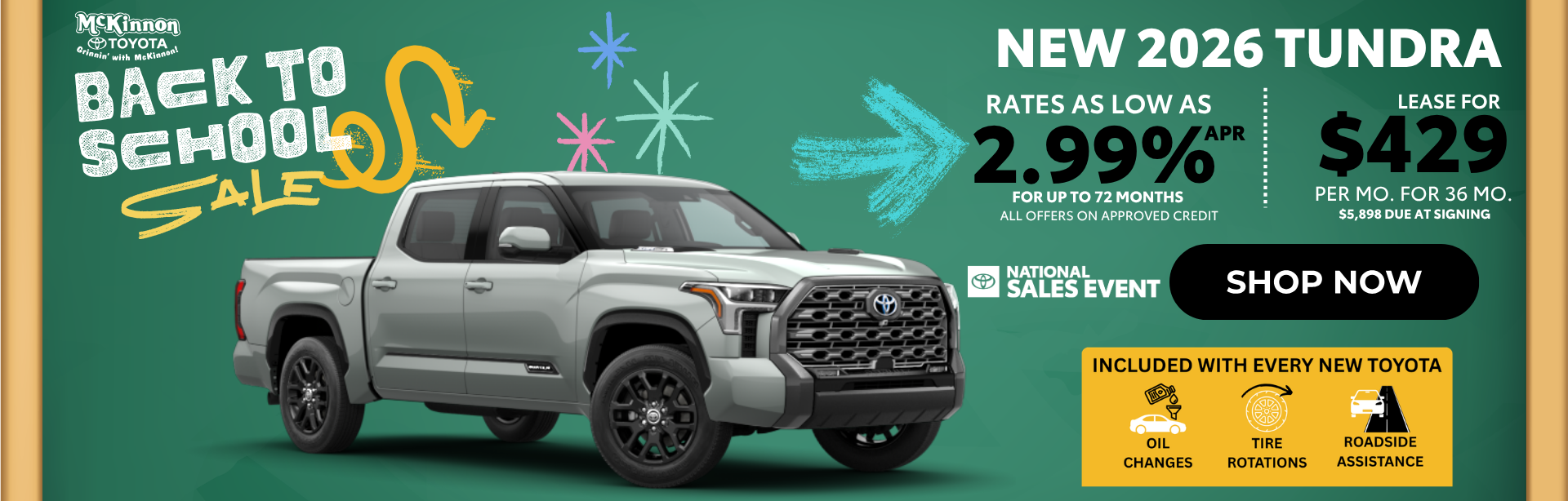 2026 Tundra Offer
